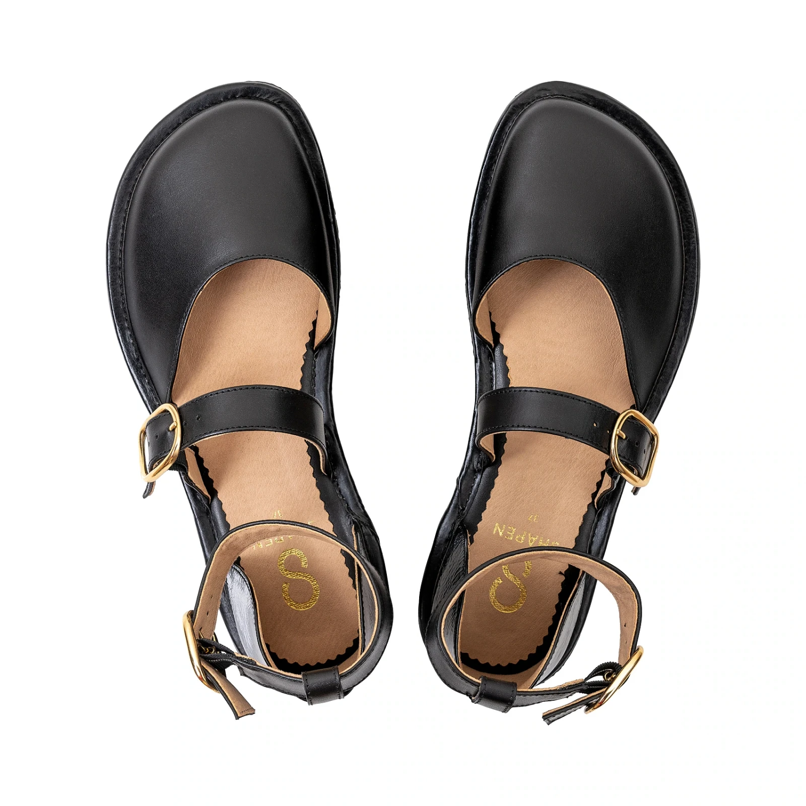 Босоногие сандалии Shapen NEEJA — чёрный, фото 6
