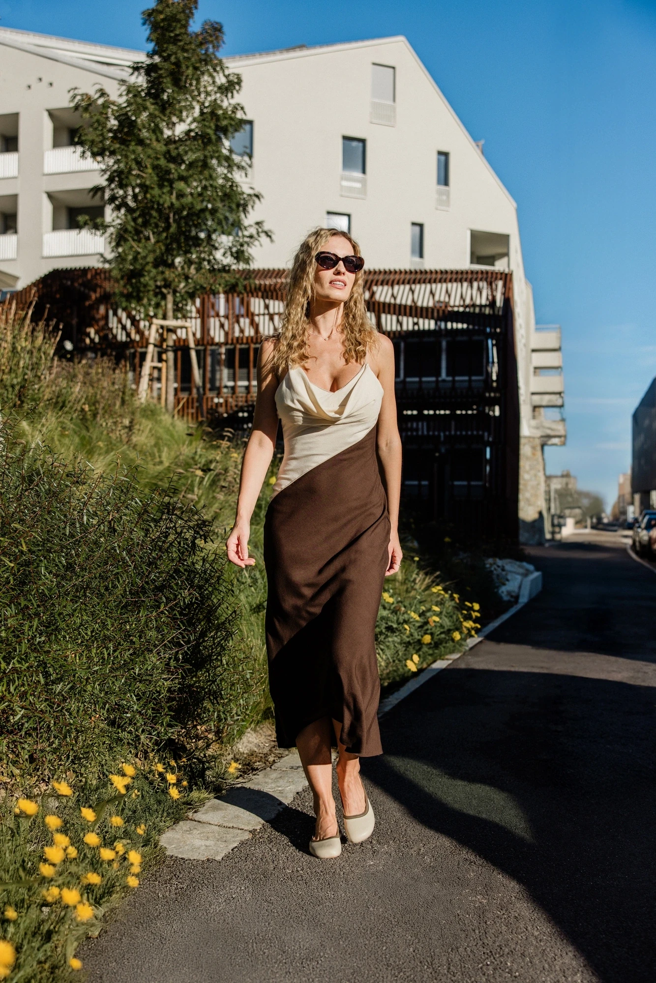 Босоногие сандалии Shapen TWIGGY — бежевый и коричневый, фото 3