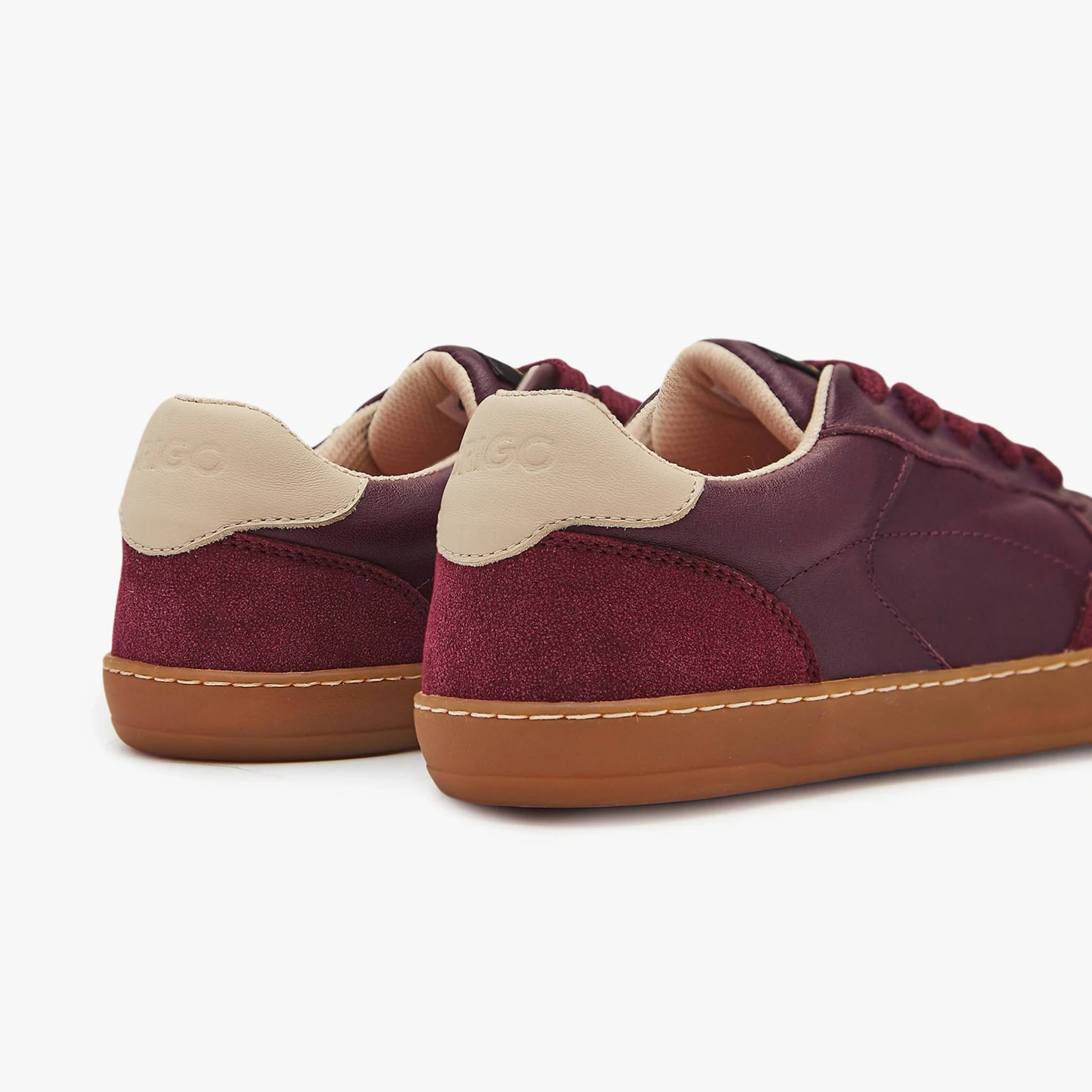 Босоногие кеды Origo Modern Retro Sneaker — бордовый, фото 6