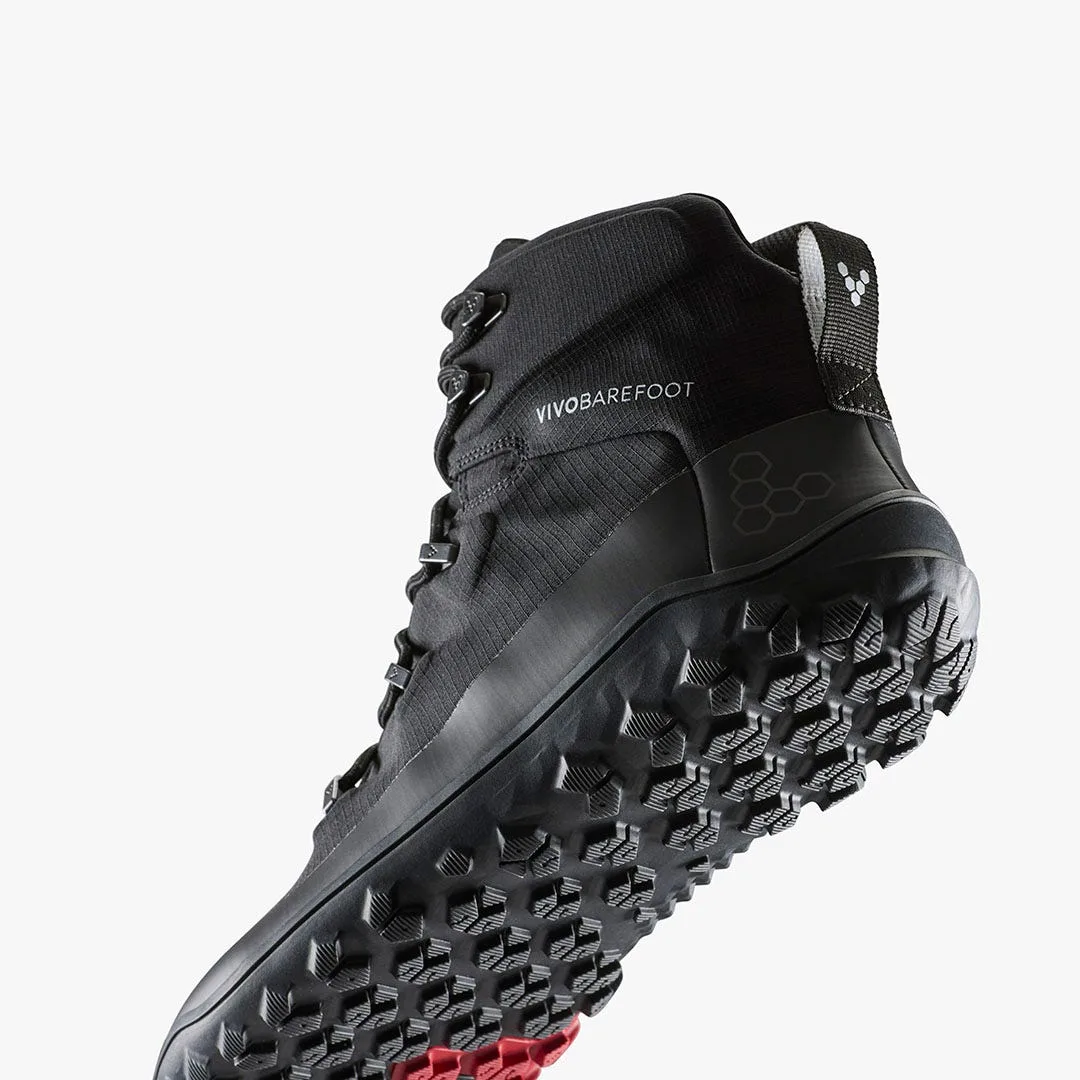 Ботинки Vivobarefoot Tracker Textile AT II — мужская модель, чёрный, фото 7