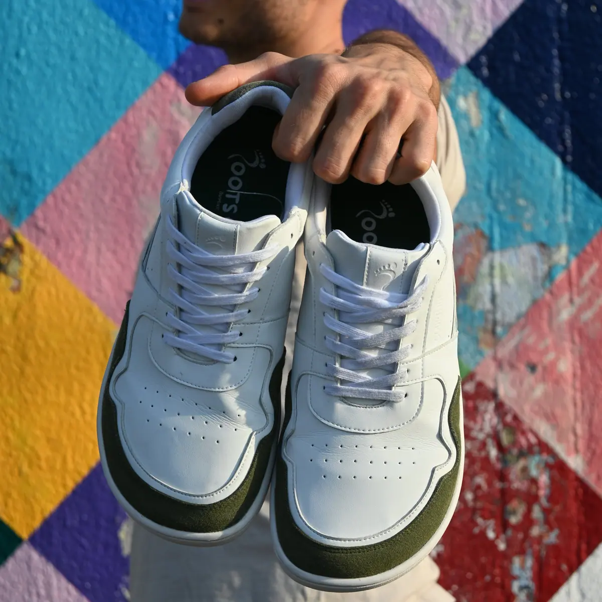 Кроссовки Roots Courtline — коричневые, фото 3