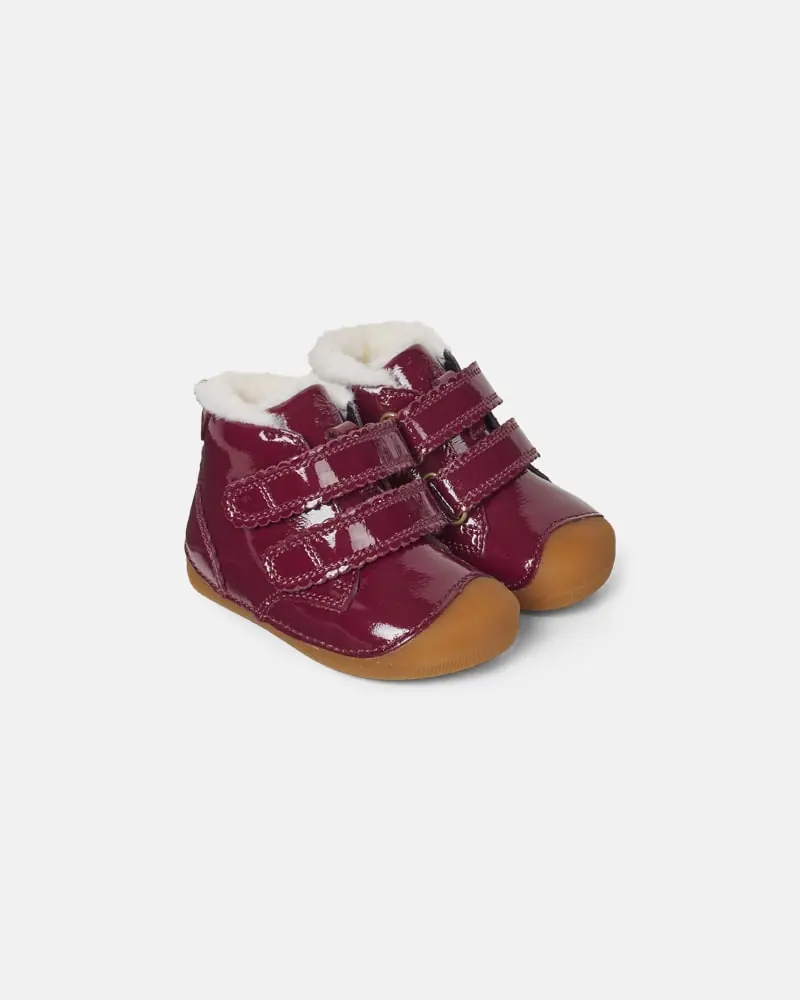 Детские босоногие зимние ботинки Bundgaard Petit Winter Scallop Berry