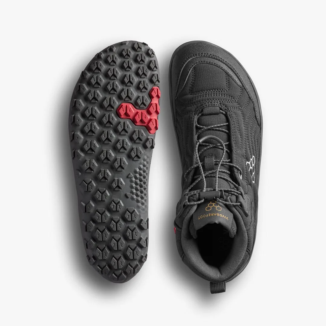 Ботинки Vivobarefoot Tracker Tova Mid — женская модель, чёрный, фото 2