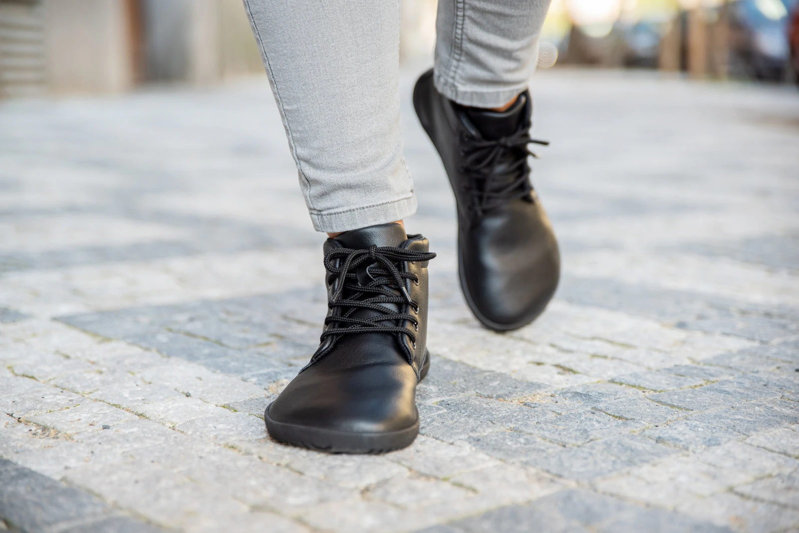 Ботинки Ahinsa Sundara Ankle xWide Barefoot — чёрный, фото 9