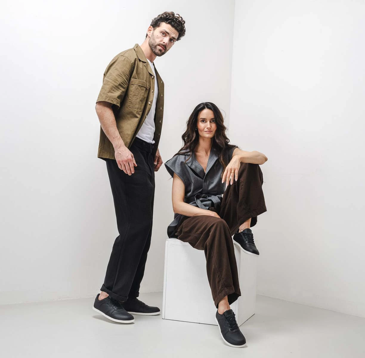Босоногие кроссовки Be Lenka Echo - чёрный и белый, фото 10